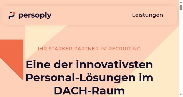 Screenshot of persoply.de