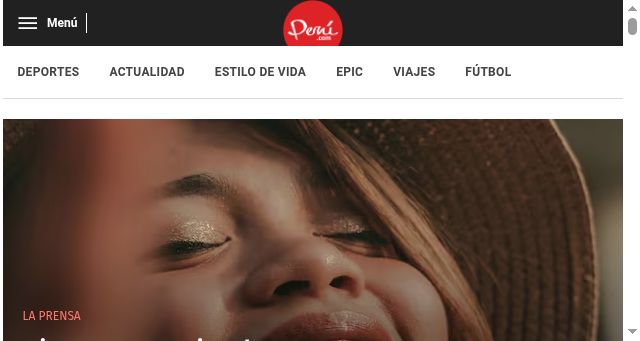 Screenshot of peru.com