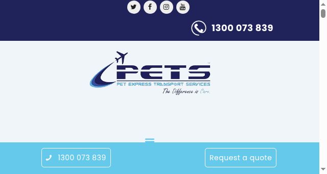Screenshot of petex.com.au