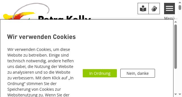 Screenshot of petrakellystiftung.de