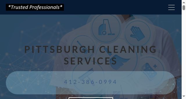 Screenshot of pghcleaners.com