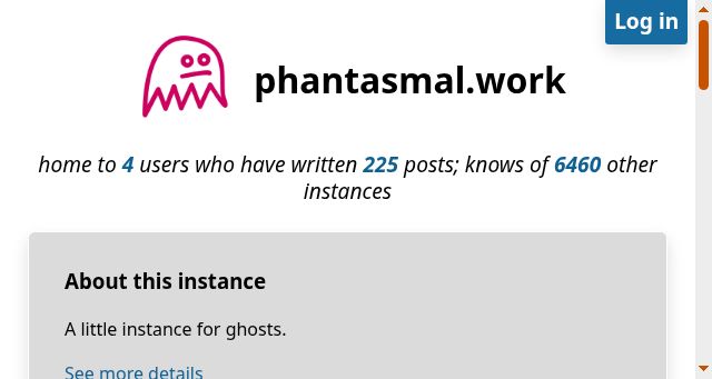 Screenshot of phantasmal.work