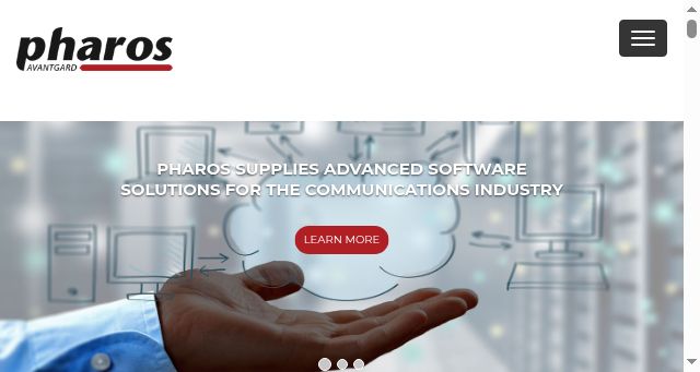 Screenshot of pharos-corp.com