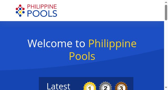 Screenshot of philippinepools.com