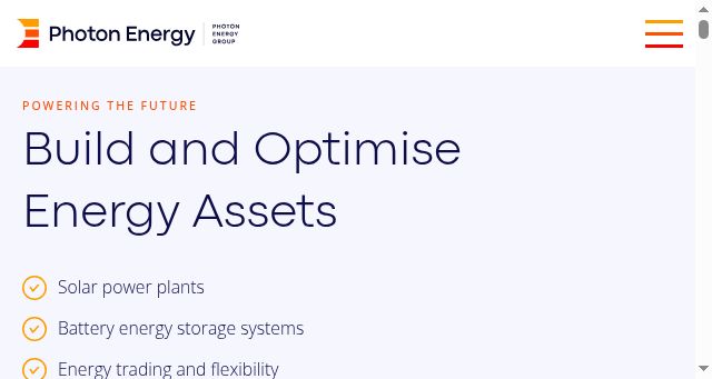 Screenshot of photonenergy.com