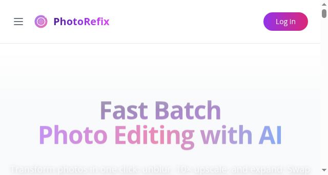 Screenshot of photorefix.com