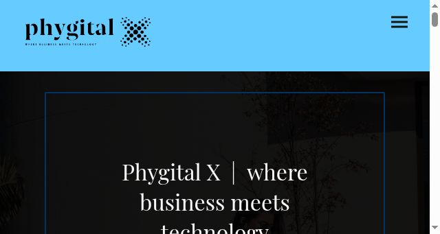 Screenshot of phygitalx.com