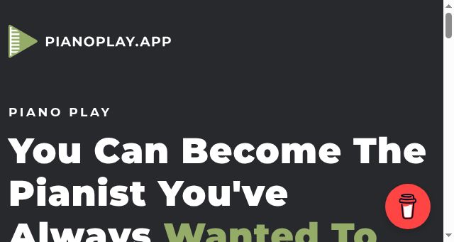 Screenshot of pianoplay.app