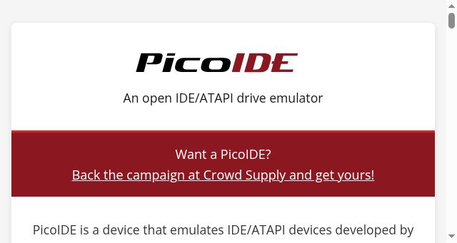 Screenshot of picoide.com