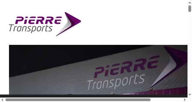Screenshot of pierretransports.fr