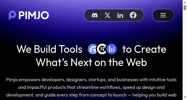 Screenshot of pimjo.com