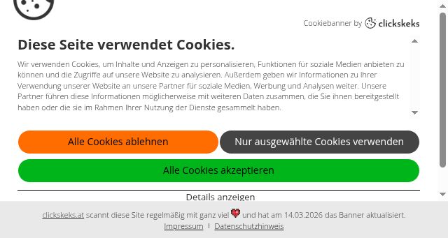 Screenshot of pinkafeld.gv.at