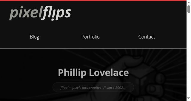 Screenshot of pixelflips.com