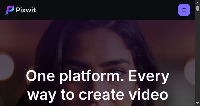 Screenshot of pixwit.ai