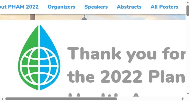 Screenshot of planetaryhealthannualmeeting.com