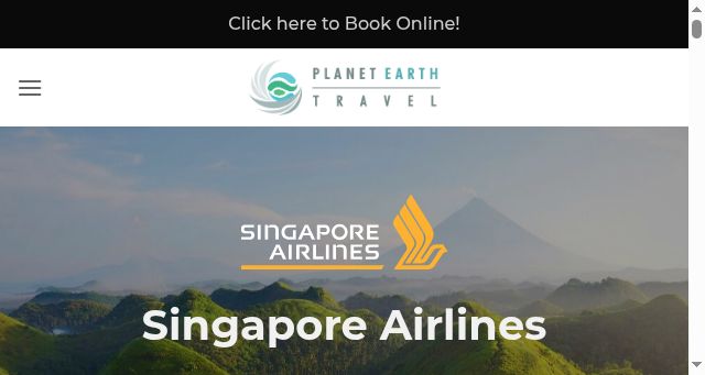 Screenshot of planettravel.co.nz