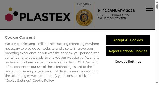 Screenshot of plastexegypt.com