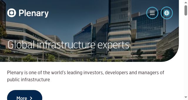 Screenshot of plenary.com