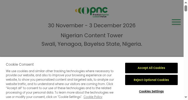 Screenshot of pncnigeria.com