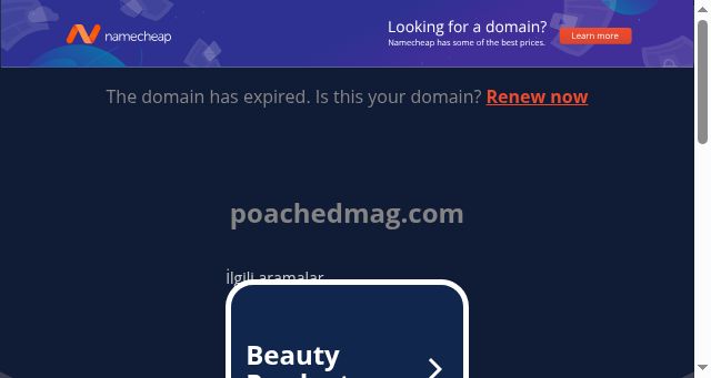 Screenshot of poachedmag.com