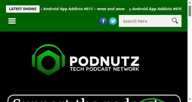 Screenshot of podnutz.com