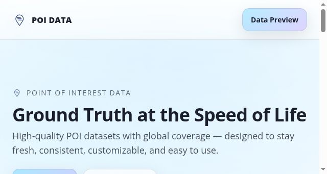 Screenshot of poidata.xyz