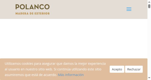 Screenshot of polancomadera.com