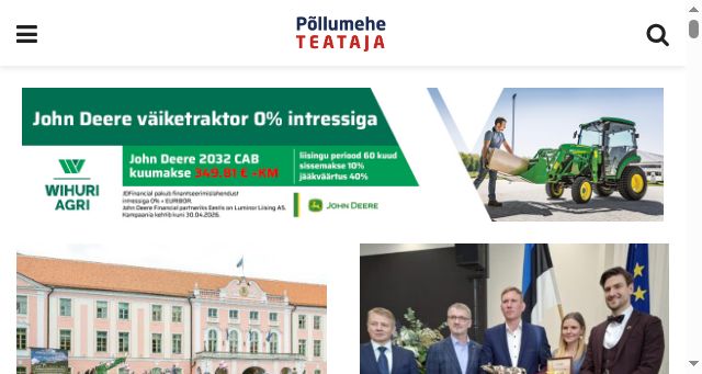 Screenshot of pollumeheteataja.ee