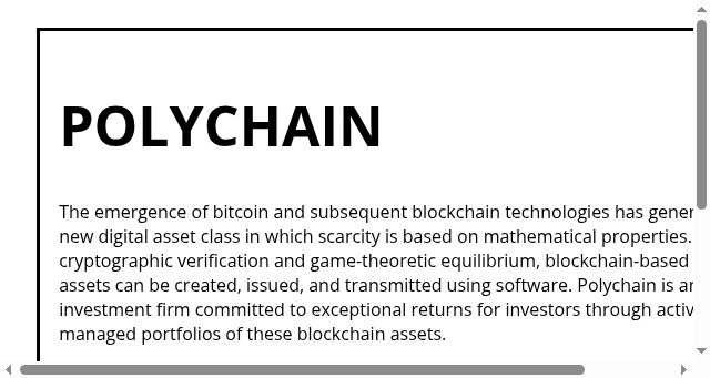 Screenshot of polychain.capital