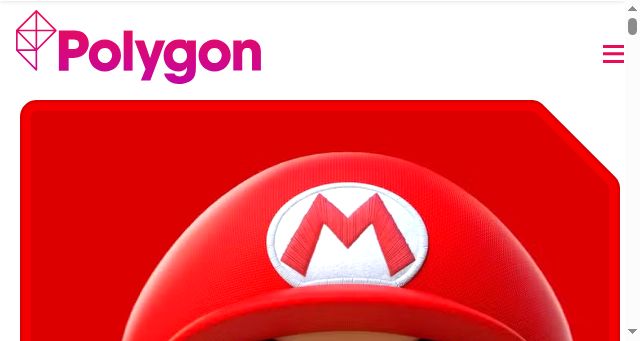 Screenshot of polygon.com