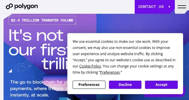 Screenshot of polygon.technology