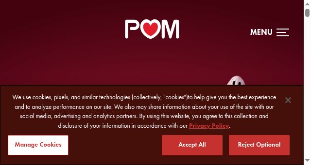Screenshot of pomwonderful.com