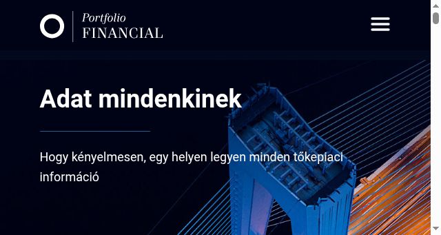 Screenshot of portfoliofinancial.hu