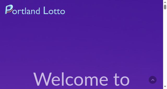 Screenshot of portlandlotto.com