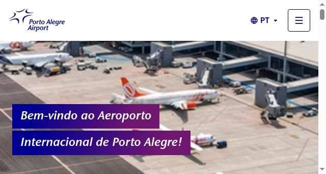 Screenshot of portoalegre-airport.com.br