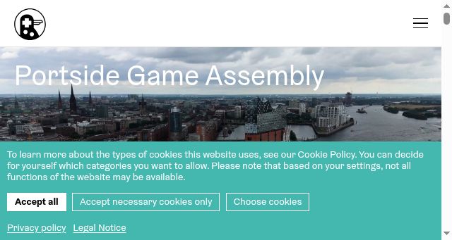 Screenshot of portsideassembly.com