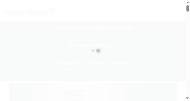 Screenshot of portwest.com