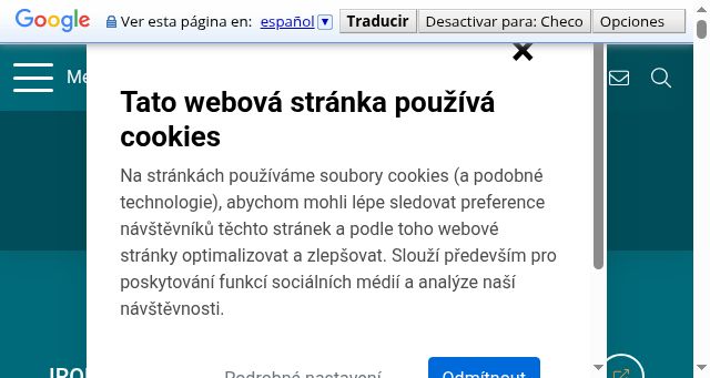 Screenshot of posemberi.cz