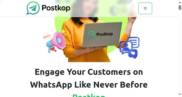 Screenshot of postkop.com