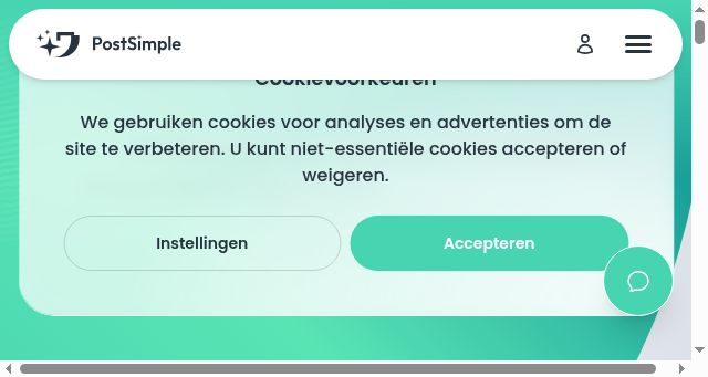 Screenshot of postsimple.app