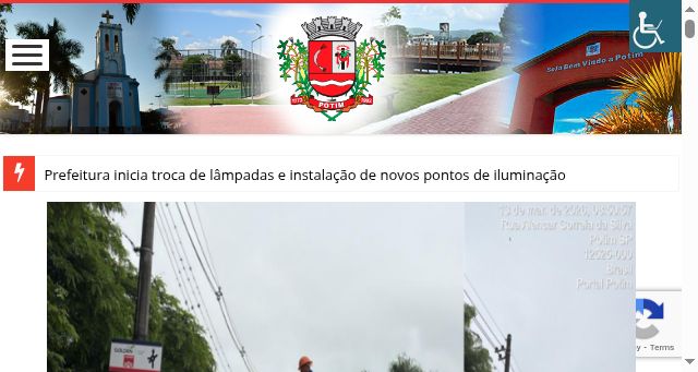 Screenshot of potim.sp.gov.br