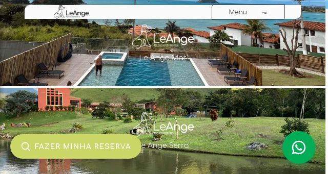 Screenshot of pousadaleange.com.br
