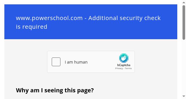 Screenshot of powerschool.com