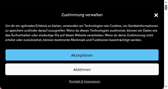 Screenshot of premierentage.at