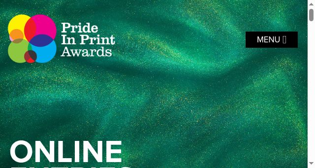 Screenshot of prideinprintawards.co.nz