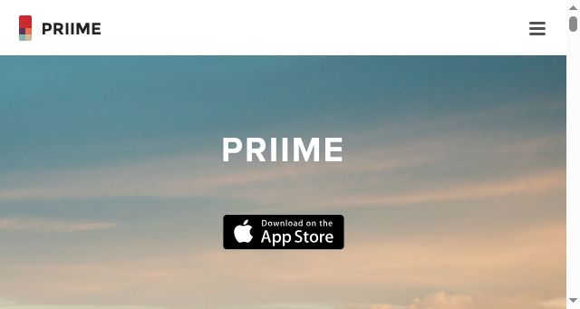 Screenshot of priime.com