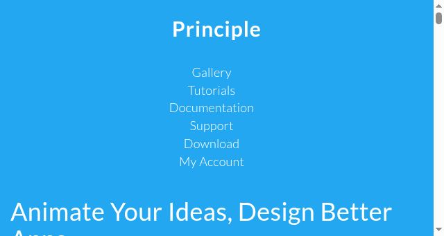 Screenshot of principle.app