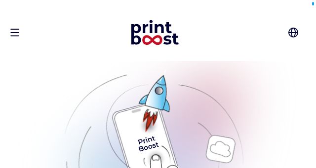 Screenshot of printboost.com