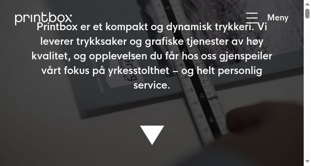 Screenshot of printbox.no