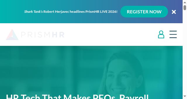 Screenshot of prismhr.com